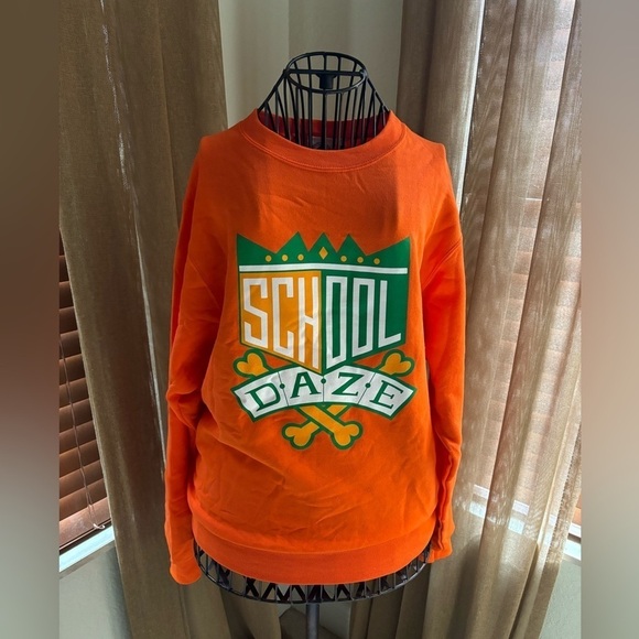 Rare Orange and Green FAMU School Dayz Spike Lee Joint 40 Acres Sweatshirt - Picture 2 of 7